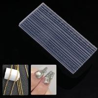 ราคา [attractivefinewell] 15 แม่พิมพ์โซ่ 3D ขนาดผสมซิลิโคนเล็บ Mould DIY โปร่งใสแกะสลักแต่งเล็บแม่แบบสําหรับตกแต่งเล็บ Trinkets TIV (55004453838)