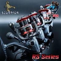 ราคา รอกตกปลา รอกสปินนิ่ง SCORPION RS Series (BLACK/RED) (5137827620)