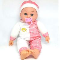 ราคา ของเล่นเด็ก ตุ๊กตาเด็กดึงจุกนมร้องไห้ได้ (สีชมพู) (2820454231)