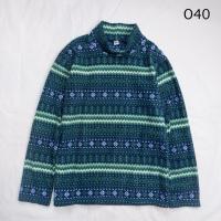 ราคา เสื้อกันหนาวเด็ก ผ้าฟลีซ Uniqlo สีเขียวพิมพ์ลาย ไซส์ kids140 อก 34 ยาว 21 นิ้ว (43777591527)