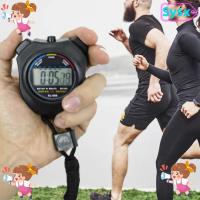 ราคา SYSX นาฬิกาจับเวลาอิเล็กทรอนิกส์, นาฬิกาจับเวลากีฬาสีดําน้ําหนักเบา, ตัวจับเวลาจอแสดงผล LCD นาฬิกาจับเวลาดิจิตอลแบบพกพาการเคลื่อนไหวกีฬา (45855309675)
