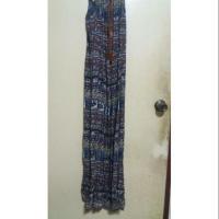 ราคา เดรสยาว สายเดี่ยว ลายช้าง ที่ฝรั่งนิยมใส่ สายเดี่ยวเป็นเชือก น่ารักมาก มือหนึ่ง (3612522343)