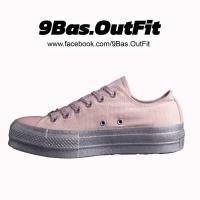 ราคา CONVERSE รุ่น คอแลป Miley Cyrus ชมพู เบอร์ 39/24.5cm รองเท้าผ้าใบของแท้ มือสอง (44410889783)