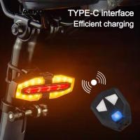 ราคา ไฟเลี้ยวและไฟท้ายจักรยาน Blackon รีโมทคอนโทรลไร้สาย ชาร์จไฟได้ กันน้ำ LED ส่องสว่าง (53653903736)