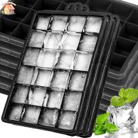 ราคา 24 ตาราง Ice Cube แม่พิมพ์ซิลิโคน Big Square Ice Cube ถาดแม่พิมพ์ Ice Cube Maker ทนทานสําหรับวิสกี้ค็อกเทลกาแฟอุปกรณ์เสริม (44452502351)