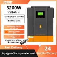 ราคา Powmr 3.2KW 24V Hybrid Inverter 30-400Vdc Pv Input Bulit ใน 80A MPPT Solar Charger Controller รับประกัน 2 ปี Off Grid อินเวอร์เตอร์พลังงานแสงอาทิตย์ (27119037795)