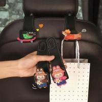 ราคา Automobiles Curtain Cloth Car Hook Car Seat Back Universal Hook Cartoon Cute Labubu Multi-Function Rear Hanging Hook c23L (57801775774)