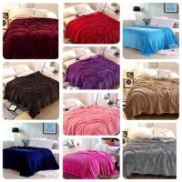 ราคา ผ้าห่มนาโน หนา นุ่ม เย็บขอบอย่างดี สีล้วน 6 ฟุต ส่งฟรีๆๆๆๆ (809077588)