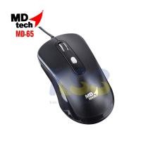 ราคา MD-Tech Optical Silent Mouse MD-65 USB (4423233912)