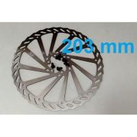 ราคา ใบดิส 203 mm ใบดิสเบรคจักรยาน ใบดิสจักรยาน อะไหล่จักรยาน (19456967117)