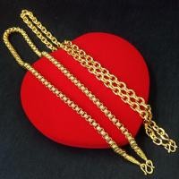 ราคา สร้อยคอชุบเศษทอง หุ้มทอง 96.5% เหมือนแท้ น้ำหนัก 5 บาท ยาว 24 นิ้ว ราคาพิเศษ (มี 2 แบบให้เลือก) (25175766280)