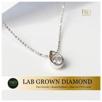 ราคา Luna shine จี้เพชรแท้ Lab grown พร้อมสร้อยทองแท้ 9K น้ำหนักเพชรรวม 0.40ct by P&D Jewels (47851094568)