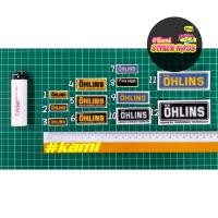 ราคา สติ๊กเกอร์ Ohlins Advanced Suspension Technology / โช้คอัพ / Stiker Printing ohlins โช้คอัพระบบกันสะเทือน (53401808430)