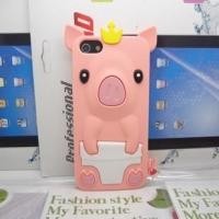 ราคา เคสไอโฟน 5/5s/SE (Case Iphone 5/5s/SE) เคสซิลิโคน หมูน้อย สี Beige (5537990584)