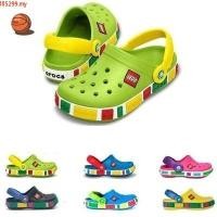 ราคา Crocs Kids Lego Mickey Clogs รองเท้าแตะผู้ใหญ่ (ฟรี Jibbitz) (26084222207)