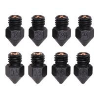 ราคา ทองแดงสีแดงแทรกชุด MK8 เหล็กชุบแข็งหัวฉีดชุด 0.4 มม.0.6 มม.0.8 มม.ความระดมพลสูง 3D เครื่องพิมพ์ Extruder สําหรับ Ender 3 V2 (41662950446)