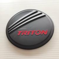ราคา ครอบฝาถัง ฝาถังน้ำมัน ครอบฝาถังน้ำมัน ชุดแต่ง ฝาถัง ครอบ กันรอย มิตซูบิชิ ไทรตัน mitsubishi triton 4ประตู ดำ ดำ2015-2018 (2811571566)