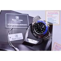 ราคา Royal Crown (รุ่น Submariner ของแท้ 100%) นาฬิกาผู้ชาย สุภาพบุรุษ ขนาดหน้าปัดรวมเม็ดมะยม 44 mm. (3260729090)