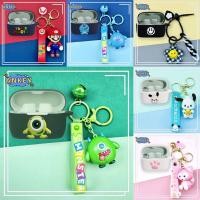 ราคา เคสหูฟังซิลิโคน แบบนิ่ม ลายมอนสเตอร์ สีฟ้า พร้อมจี้ สําหรับ Jabra Evolve 2 Buds Elite 5 4 Active E5 (23862423264)