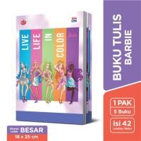 ราคา Sinar Dunia MAXI BARBIE สมุดโน๊ตขนาดใหญ่ Boxy Size B5 42 แผ่น ลายเด็กผู้หญิง - ขายแพ็ค (5 เล่ม) (41505799700)