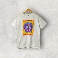 ราคา Hanes T-shirt Vintage Full Printed เสื้อมือสอง (24255466927)