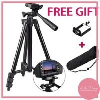 ราคา 3120 ยืดหยุ่น Mount ขาตั้งกล้อง 3 ระดับล็อคสําหรับกล้องโทรศัพท์ DSLR GoPro Stable Live Video ในร่มกลางแจ้งยิง 3110 三角架 (43159383460)