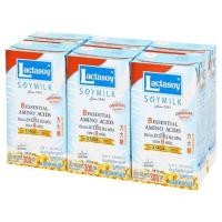 ราคา แลคตาซอย นมถั่วเหลือง ยูเอชที รสหวานคลาสสิค กับหวานน้อย 300มล. x 6 กล่อง (7334716719)