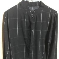 ราคา เสื้อเชิ้ตแขนยาว คอเต่า ดำลายทางขาว (3807124918)