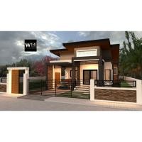 ราคา W-50 แบบบ้านสำเร็จรูป แบบบ้านชั้นเดียวขนาดเล็ก สไตล์โมเดิร์น <เหมาะกับที่ดินหน้าแคบ> (27853014549)