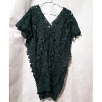 ราคา ส่งต่อ เสื้อคลุมผ้าลูกไม้สีดำ (5236345792)