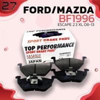ราคา ผ้าเบรคหลัง MAZDA TRIBUTE 07-ON / FORD ESCAPE 2.3 XLT 08-13 - รหัส BF1996 - TOP PERFORMANCE JAPAN (9713915476)