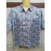ราคา เสื้อเชิ้ตผ้าไหมไทยมือสองusa ลายกราฟฟิกไซส์ใหญ่52" ผ้ามันเงาสวยสภาพดี (14383146050)