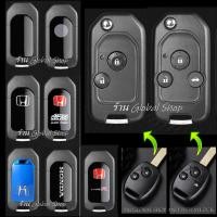 ราคา จำนวนจำกัดกรอบกุญแจ Honda Accord Jazz City Brio Civic FD Brio Mobilio แบบพับ พร้อมโลโก้ ฮอนด้า (23178935393)
