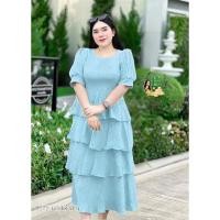 ราคา เดรสสาวอวบ ฮ575 ชุดไปงานบวชสาวอวบ ชุดไปคาเฟ่สาวอวบ ชุดไปงานแต่งสาวอวบ ชุดคนอ้วน ชุดสีแดงสาวอวบ ชุดคริสต์มาสสาวอวบ (23175847584)