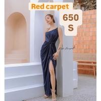 ราคา Red carpet (2nd) : S เดรสยาว ชุดไปงานแต่ง ชุดราตรี สีกรม (47155359769)