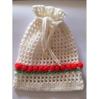 ราคา ถุงหูรูดถักโครเชต์-ลายดอกไม้ (8815845670)
