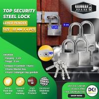 ราคา กุญแจกันขโมย WIWA กุญแจรั้วบ้าน กุญแจมาสเตอร์คีย์ 50 มม. เนื้อหา 4 ชิ้น (46151307883)