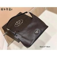 ราคา Prada กระเป๋าสะพายหลัง Cowhide นำเข้าใหม่ หนังวัวแท้ Retro ประณีตแฟชั่น (54403021244)