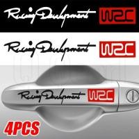 ราคา สติกเกอร์ ลายตัวอักษรภาษาอังกฤษ WRC Rally กันน้ํา สําหรับติดมือจับประตูรถยนต์ 4 แผ่น (23456934588)