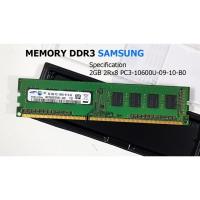 ราคา แรม DDR3 2GB 1Rx8 PC3-10600U-09-10-B0 มือสอง ใช้ได้กับคอม Desktop PC อื่นๆ (29807977157)