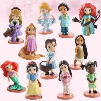ราคา 11 ชิ้น/เซ็ต 8 ซม.การ์ตูนเจ้าหญิงหิมะสีขาว Mermaid Ariel Jasmine Rapunzel Cinderella Merida รุ่น Q เค้กตกแต่ง PVC ตัวเลขการกระทําตุ๊กตาของเล่น (41414244658)