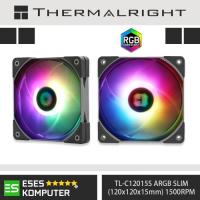 ราคา พัดลม THERMALRIGHT TL-C12015S ARGB สีดํา 120 มม. SLIM 15 มม. พัดลม PWM (44105734337)