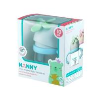 ราคา Nanny แก้วฝึกดูด Tritan Sippy Cup กระติกน้ำ แก้วหัดดื่มแบบหลอด มีตุ้มถ่วง (กังหัน) (44408337532)