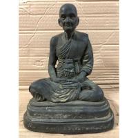 ราคา หลวงปู่ดู่(หลวงพ่อพรหมปัญโญ) อายุ 78 ปี วัดสะแก อำเภออุทัย จังหวัดอยุธยา พ.ศ. 2525 หน้าตัก 5 นิ้ว พระบูชา monk buddha (25997305988)