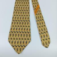 ราคา เนคไท สีเหลือง Salvatore Ferragamo Men's Silk Tie Fighting's Art Design Design Made in Italy (40873779571)