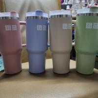 ราคา แก้วเก็บความเย็น Tumbler Uniqlo มี 4 สีพาสเทล (50503856372)