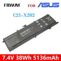ราคา 38Wh C21-X202 7.4V แบตเตอรี่แล็ปท็อปสำหรับ ASUS VivoBook S200 S200E X201 S200E-CT1 X202E S200E-CT209H S200E-CT182H (26807873216)