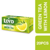 ราคา Loyd Flavoured Green Tea with Lemon 20 Tea Bags ++ ลอยด์ ชาเขียวมะนาว 20 ถุง (9582409547)