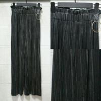 ราคา กางเกง8ส่วน อัดพลีทกำมะหยี่รุ่นห่วงสีเทา (82520142)