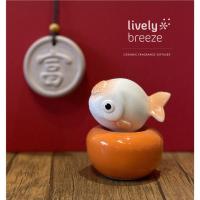 ราคา Mini Lucky Goldfish Ceramic Aroma Diffuser ปลาทองจิ๋วนำโชค เซรามิกกระจายกลิ่นหอม (23971592515)